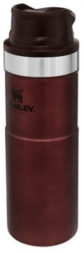 Термокружка Stanley Classic One Hand (0,47 литра), бордовая фото 7
