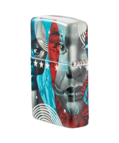 Зажигалка Zippo Tristan Eaton, покрытие White Matte, латунь/сталь, разноцветная, матовая фото 7