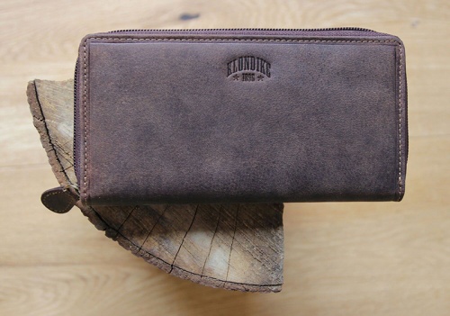 Бумажник Klondike Mary, коричневый, 19,5x10 см фото 9