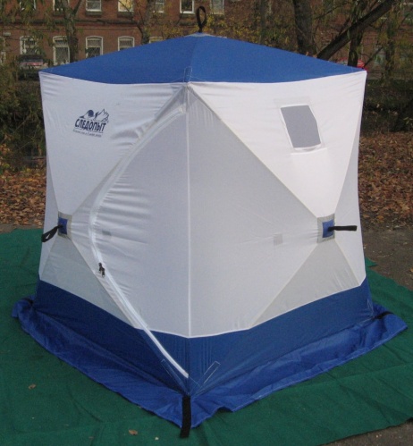 Зимняя палатка куб Следопыт 1,5*1,5 м Oxford 210D PU 1000 PF-TW-09/10 фото 10