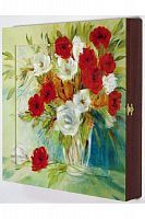 Настенная ключница "Carol Robinson - Vibrant Bouquet II"