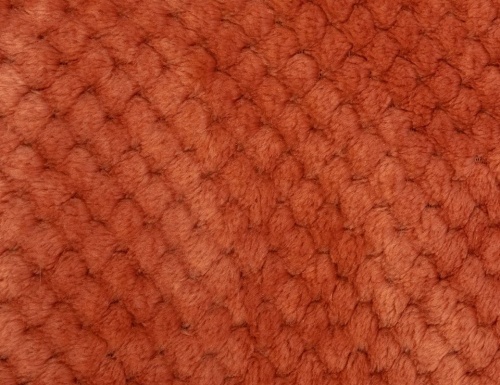 Плед ТЕРРА ВАРМ, фланелевый, терракотовый, 170х130 см, Kaemingk фото 5