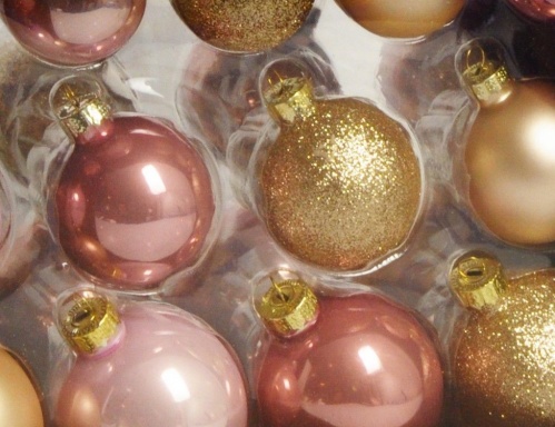 Набор стеклянных шаров "Праздничный аккорд - розовое шампанское", Koopman International фото 2