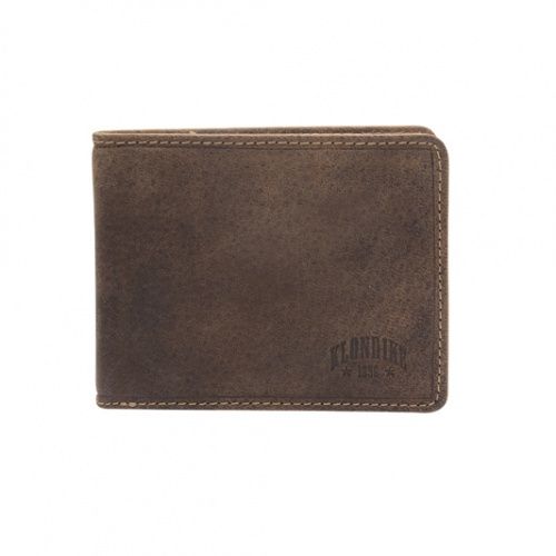 Бумажник Klondike Peter, коричневый, 12x9,5 см фото 2