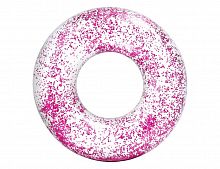 Надувной круг Блеск розовый INTEX, 107х27 см, от 9 лет, Intex