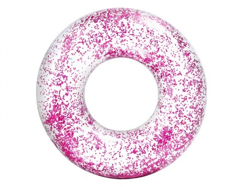 Надувной круг Блеск розовый INTEX, 107х27 см, от 9 лет, Intex