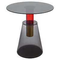 Столик кофейный amalie, серый/красный