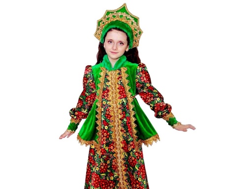 Карнавальный костюм Сударыня, рост 140 см, Батик фото 3