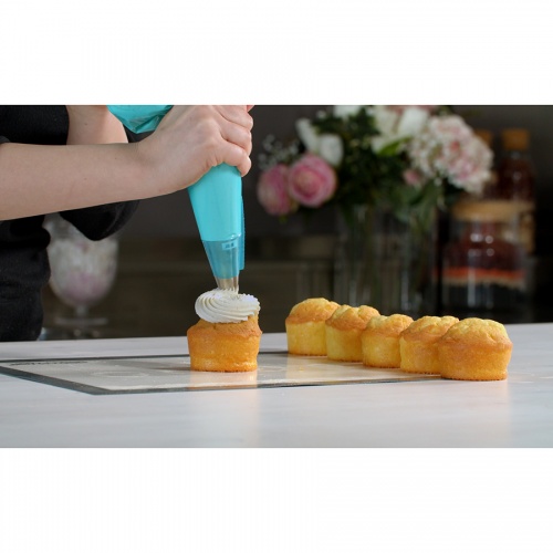 Форма для приготовления маффинов muffin 18 х 30 см силиконовая фото 5