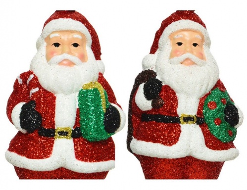 Ёлочная игрушка "Санта-искорка", пластик, 8х6х13 см, разные модели, Kaemingk фото 2