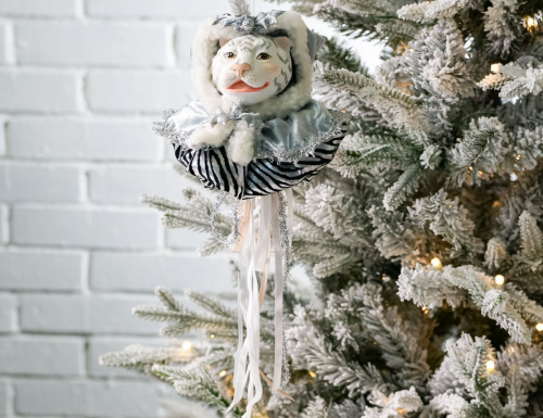 Ёлочная игрушка ТИГР ШОЛТО, текстиль, полиэстер,  30 см, Winter Deco