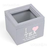 Коробочка для чая "TEA" L9,5*W9*H8 см