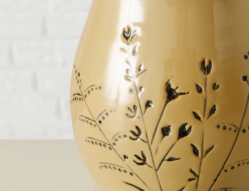 Декоративная ваза-кувшин БОТАНИКО с тонкими ветками, фарфор, 18 см, Boltze фото 4