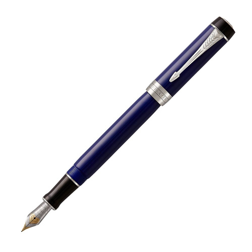 Parker Duofold - Blue/Black CT, перьевая ручка, F, 1947983