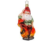 Ёлочная игрушка ЗАДОРНЫЙ ГНОМ, стекло, 13 см, Inge Glas