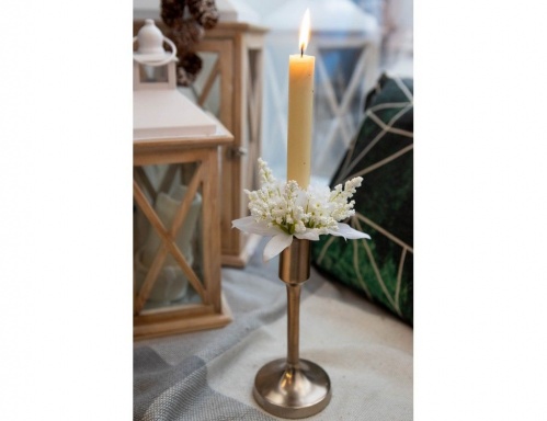 Мини-венок для свечей и декорирования "Весенняя прелесть", 14 см, Swerox фото 2