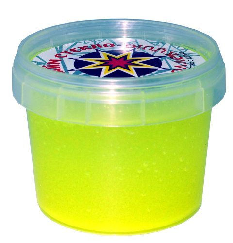 Слайм "Стекло" серия Party Slime, 100 гр, желтый неон