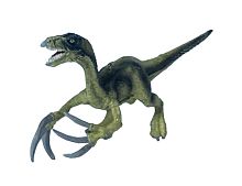 Ёлочная игрушка ТЕРИЗИНОЗАВР - ДРАКОН МЕЗОЗОЯ, коллекция НАСТОЯЩИЕ ДИНОЗАВРЫ, пластик, 14 см, Kurts Adler