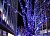 Клип Лайт - Спайдер Quality Light 30 м, 300 синих LED ламп, с мерцанием, прозрачный ПВХ, IP44, BEAUTY LED