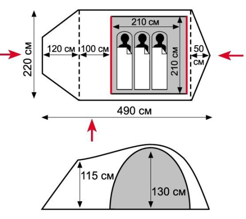 Палатка Tramp Lite Twister 3 фото 2