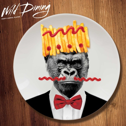 Тарелка wild dining горилла фото 3