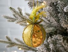Ёлочный шар АТЭЛЬ, коллекция ВИНТАЖНЫЙ ШИК, пенополистирол, 7 см, Winter Deco