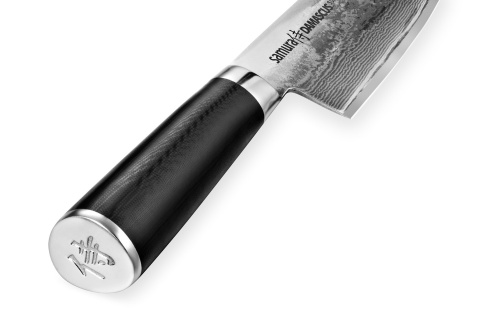 Нож Samura Damascus Шеф, 20 см, G-10, дамаск 67 слоев фото 2