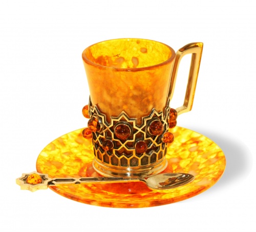 Кофейная чашка "Визирь" из янтаря, 31003a фото 2