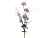 Элитные искусственные цветы ПОЛЕВЫЕ ГЕОРГИНЫ мерцающие, полиэстер, нежно-розовые, 66 см, Kaemingk