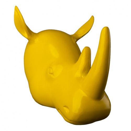 Голова носорога roomers furniture, 4004-y, 17x20x20 см фото 2