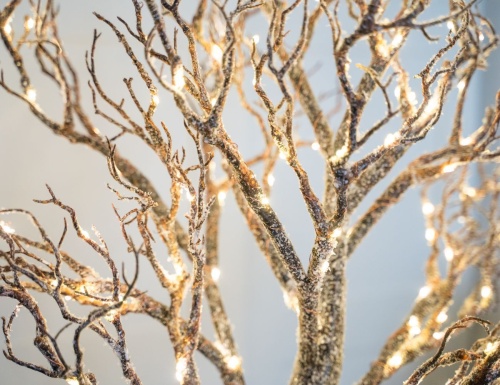 Светящееся дерево ЛЕСНОЙ КОРАЛЛ, 151 тёплый белый микро LED-огонь, 1 м, уличное, Kaemingk (Lumineo) фото 3
