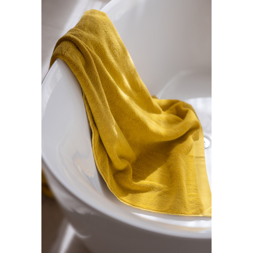 Полотенце банное горчичного цвета фото 5