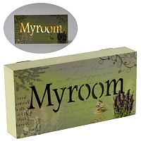 Панно с подсветкой лаванда "MYROOM", (диодная, AAA 1,5V) L18*W3*H10 см