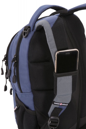 Рюкзак Swissgear 13", синий/серый, 35х15х46 см, 24 л фото 6
