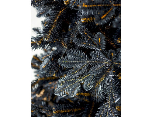 Искусственная ель ОДРИ BLACK, 240 см, чёрная, хвоя Литая+ПВХ, GREEN TREES в интернет-магазине VsemPodarok.com фото 4