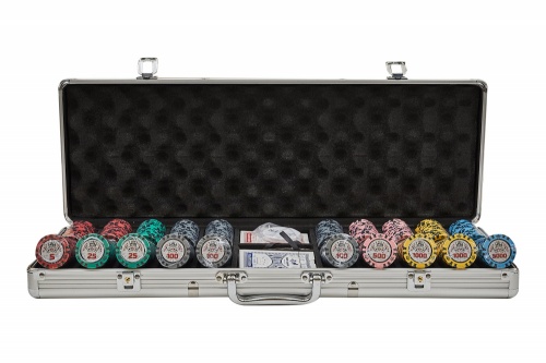 Набор для покера Black Crown на 500 фишек фото 5