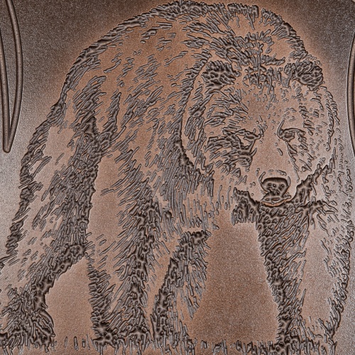 Деревянный щит для шампуров "Медведь" с шампурами "Большие звери" фото 2