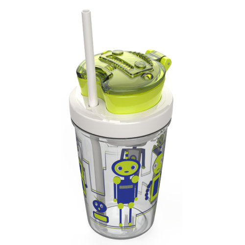 Стакан детский для воды с трубочкой Contigo Snack Tumbler фото 2