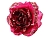 Декоративная Роза РОЗОВАЯ РОСА на клипсе, полиэстер, магнолия, 14 см, Kaemingk