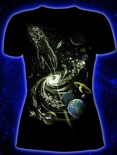 Женская футболка"Creation of the universe" фото 2