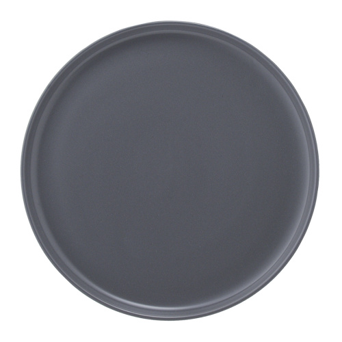 Набор из двух тарелок темно-серого цвета из коллекции essential, фото 5