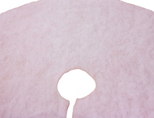 Покрывало "Снежный ковёр", белое с радужным глиттером, 250х100 см, Kaemingk фото 3