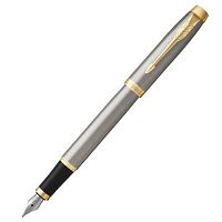 Parker IM Core - Brushed Metal GT, перьевая ручка, F