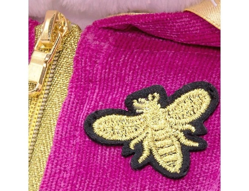 Мягкая игрушка Кошечка Лили в куртке с пчелкой 24 см, Budi Basa фото 3