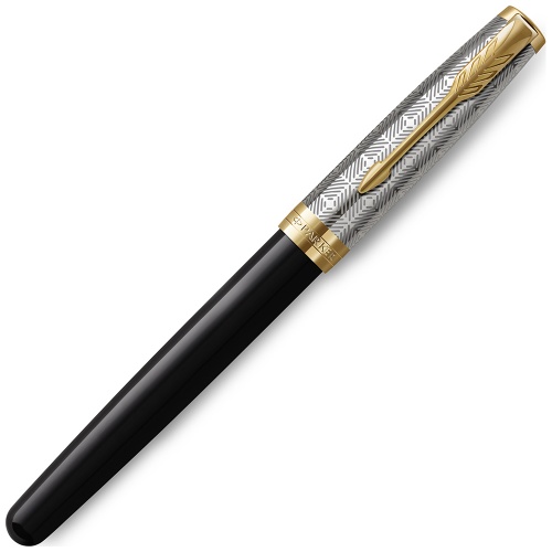 Parker Sonnet Premium F537 - Metal GT, перьевая ручка, F фото 2