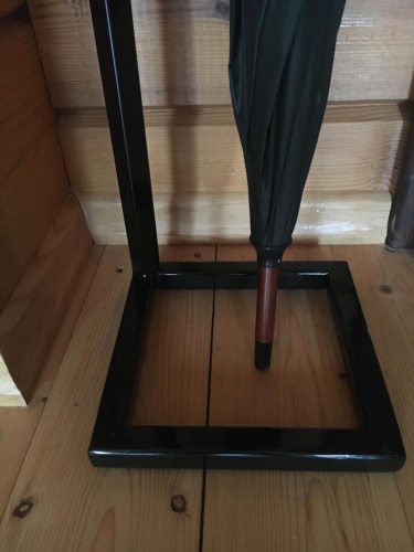 Подставка для зонтов VsemPodarok, 20x20x100 см, металл, черный фото 3