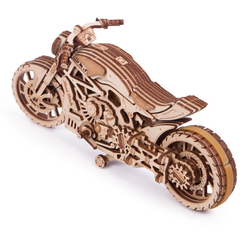 Механическая сборная модель Wood Trick Мотоцикл DMS фото 2