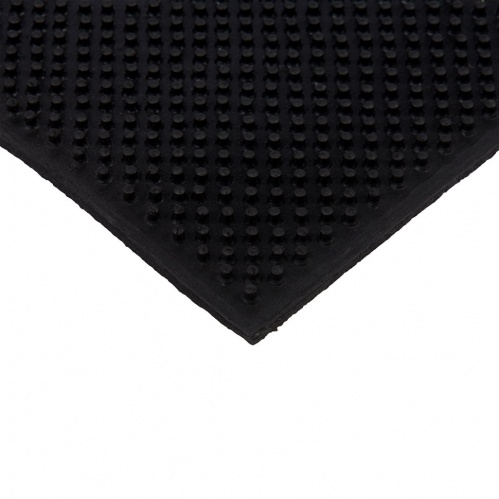 Коврик резиновый придверный Vortex Клен 40х60 см черный 22463 фото 6