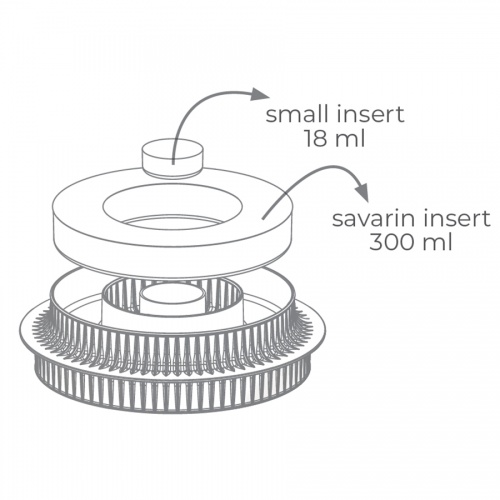 Форма для приготовления тортов и пирожных multi-inserto round 20 х 5 см силиконовая фото 4