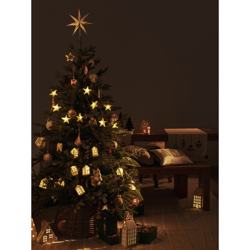 Домик из фарфора с подсветкой aarhus из коллекции new year essential, 21,6 см фото 4
